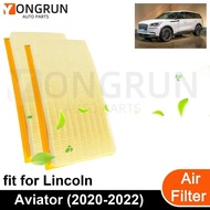 2Pcs New Car Engine filter element Cleaner for 2020-2022 Lincoln Aviator Car Accessories OEM CA10242