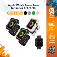 Apple Watch Cover Case for Series 6/5/4/SE 40mm &amp; 44mm/Fully Protection/Rugged Armor Protective Case Sporty Rubber