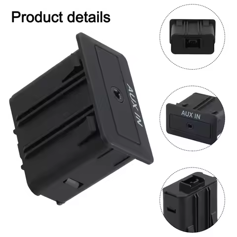 AUX Audio Socket Car AUX Interface Car Audio Upgrade Practical Design Quick Installation Aux Audio I