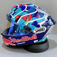 SHOEI X15 Red Bull Barcelona Helmet SHOEI X15 Red Bull Full Face Motorcycle Helmet Riding Motocross 