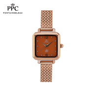 [สินค้าใหม่ประกันศูนย์] PPC-EA10 นาฬิกาข้อมือ นาฬิกาข้อมือผู้หญิง เรียบหรู ประกัน 1 ปี แบรนด์ PPC FO
