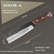 Golok Baja Asli Golok Sembelih Super Tajam Golok Baja Per Alat Tukang kerja Serabutan Pisau Panjang