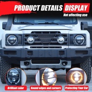 Carbon Steel Black Car Headlight Lampshade Protection Net Cover For Ineos Grenadier 2020-2024 Access
