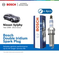 Bosch Double Iridium Spark Plug for Nissan Sylphy G11 (4 Pcs/Set) VR7SII33U