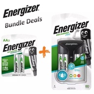 Energizer Recharge Pro Charger CHPRO + Recharge Power Plus AA (2pcs)