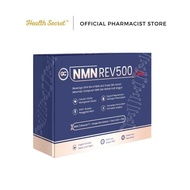 NMNREV500 Forte [Diformulasi di Switzerland, NMN 500mg, Ekstrak Kulit Anggur Merah 500mg, Asid Oleik