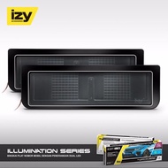 CAR NUMBER PLATE COVER CAR NUMBER PLATE HOLDER IZY ACRYLIC NUMBER PLATE HOLDER 2 DCS LIGHTS 1 LAMP