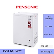 Pensonic Chest Freezer 99L PFZ-113 Dual Function Chest Freezer Fridge Freezer PFZ113