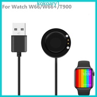 KOKO Charging Cord Cable for W66 Power Adapter Portable Smartwatch Charger Line Wire Dockstation Mag
