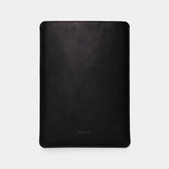 真皮黑色 MacBook 保護套 – 纖薄筆電收納袋