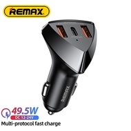 HP REMAX Alien III 49 5W 2 USB Type C Car Fast Charger RCC323 Black cool J0M8 NEW car charger multi-