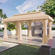 Outdoor Roman tent courtyard awning garden gazebo rain canopy oversized rainproof open-air event exhibition pavilion