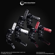 พักเท้าหลัง ยึดสวิงอาร์ม C 125 / CT 125 งาน CNC Revolution