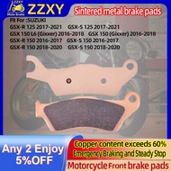 1 Pair Motorcycle Accessories Sintered Metal Front Brake Pads For SUZUKI GSX-R 125 17-21 GSX-S 125 1