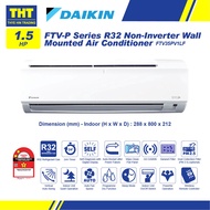 Daikin 1.5HP Air Conditioner FTV35PB (WIFI)  Non Inverter Wall Mounted (R32) With Smart Control