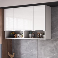Light Luxury Solid Wood Hanging Cabinet Nordic Kitchen Wall-mounted Balcony Bathroom Storage b620 I1