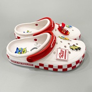 Dinas Off Court Toy Story Pizza Planet slippers for men and women, unisex toy story slippers with fr