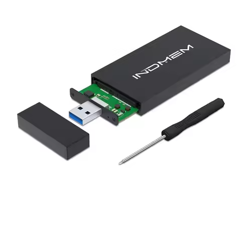 mSATA to USB 3.0 Enclosure, mSATA SSD Adapter External SSD Enclosure Conveter Case for 30x30mm 50x30