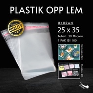 PLASTIK OPP 25X35
