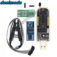CH341A/CH341B 24 25 Series EEPROM Flash BIOS USB Programmer Module SOIC8 SOP8 Test Clip For EEPROM 9