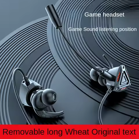 Gaming headset with microphone Gaming headset in-ear mobile phone computer wired headset headset gam