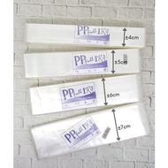 [LW] CLEAR FULL ROLL PP PLASTIC UK 4CM 5CM 6CM 7CM 250GR THICK KITCHEN SPICE PLASTIC PP PLASTIC CLEA