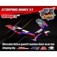 Striping Nmax V1 Motif Arai Shgoun Dani Pedrosa Custom Latest Model