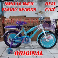 SEPEDA MINI ANAK 16 INCH FAMILY SPARKS SEPEDA ANAK MINI 16 FAMILY