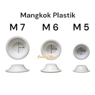 White Plastic Bowl M5 & M6 Mangkuk Plastik