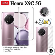 NE 3 in 1 Honor X9C 5G Tempered Glass for Honor X9A X9B Screen Protector Camera Lens Glass Full Cove
