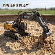 2026 New RC Excavator Dumper Car 2.4G Remote Control Engineering Vehicle Crawler Truck Bulldozer Toy