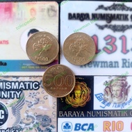 Uang Koin Kuno 500 Melati 3 Jenis Tahun 1991 1992 dan Melati Kecil