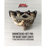 FAL Precision Banana Turbo Manifold Daihatsu K3-VET YRV Turbo Up Short Length Kelisa Kenari Myvi