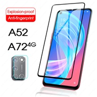 2 in 1 Tempered Glass Oppo A15 Reno 5 A53 2020 Reno 4F F11 A1K A9 A5 A31 2020 Reno 4 A92 A52 A72 A7 
