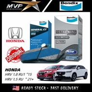 Original Bendix Brake Pad - Honda HRV 1.8 RU/HRV 1.5T RV3 RV5 eHEV "15-23 Bendix Metal King / Genera