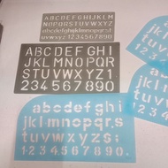 Lettering Template Alphabet Number/  (ABC/123)