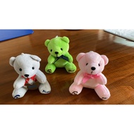 A set of 3 Pilot Pen Bears