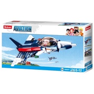 Sluban Brick Blue Jet Aircraft | Jetfighter M38-B0667F