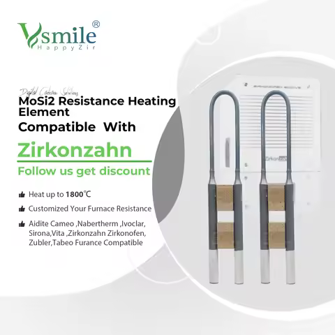 Zirkonzahn Zirkonofen600 Heating Elements Repacement MoSi2 Resistance For Dental Lab Zirkonofen 1500