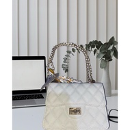 BRANDNEW ORIGINAL AUTHENTIC JOVANNI WHITE SHOULDER BAG