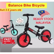2 in 1 Kids Children Balance Bike Bicycle Baby Walker with 3 Wheels