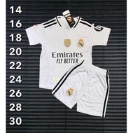 Kids Football Jersey Real Madrid Jersey+Pants