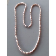 Rantai Mutiara Air Masin Asli/Original Mix Pearl Diameter 7-9mm Readystock