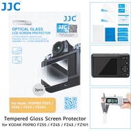 JJC Screen Protector Tempered Glass for KODAK PIXPRO FZ55 FZ45 FZ43 FZ101 Camera LCD Anti-scratch Gu