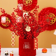 High-class Red East Peach Branches, Home, Office, Decor [12 Branches]