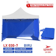 speeds atap tenda lipat jualan 3x3m atap tenda pameran 600d 030-16 - -7 3x3 biru