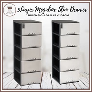 [ON HAND] 4 LAYER MEGABOX SLIM DRAWER/ 5 LAYER MEGABOX SLIM DRAWER / SLIM DRAWER/ DRAWER