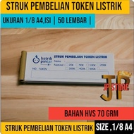 STRUK PEMBELIAN TOKEN LISTRIK | NOTA TOKEN LISTRIK