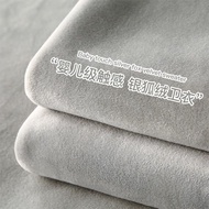 Autumn Winter 600g Heavyweight Silver Fox Fleece Sweatshirt Men Women Basic Hemp Gray Round Neck Fle