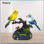 [fixory] Talking Parrots Chirping & Dancing Bird Move Simulation Talking Sound Control Bird Toy Offi